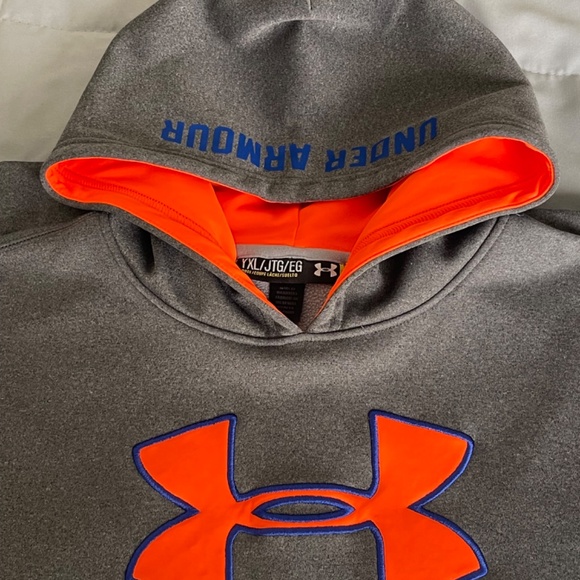 Under Armour Storm Relaxed Fit Gray Hoodie - Picture 3 of 9